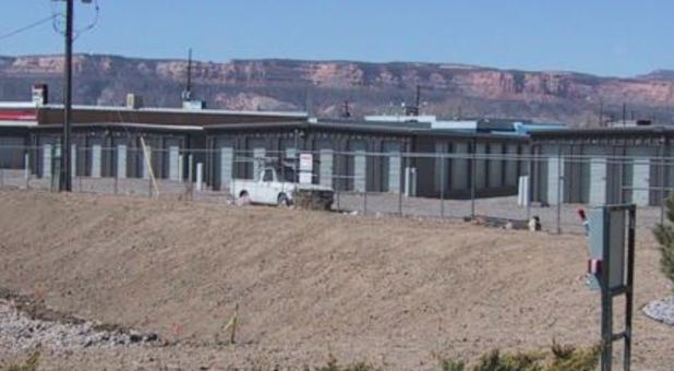 Storage facility in the desert at Hill and Homes Storage